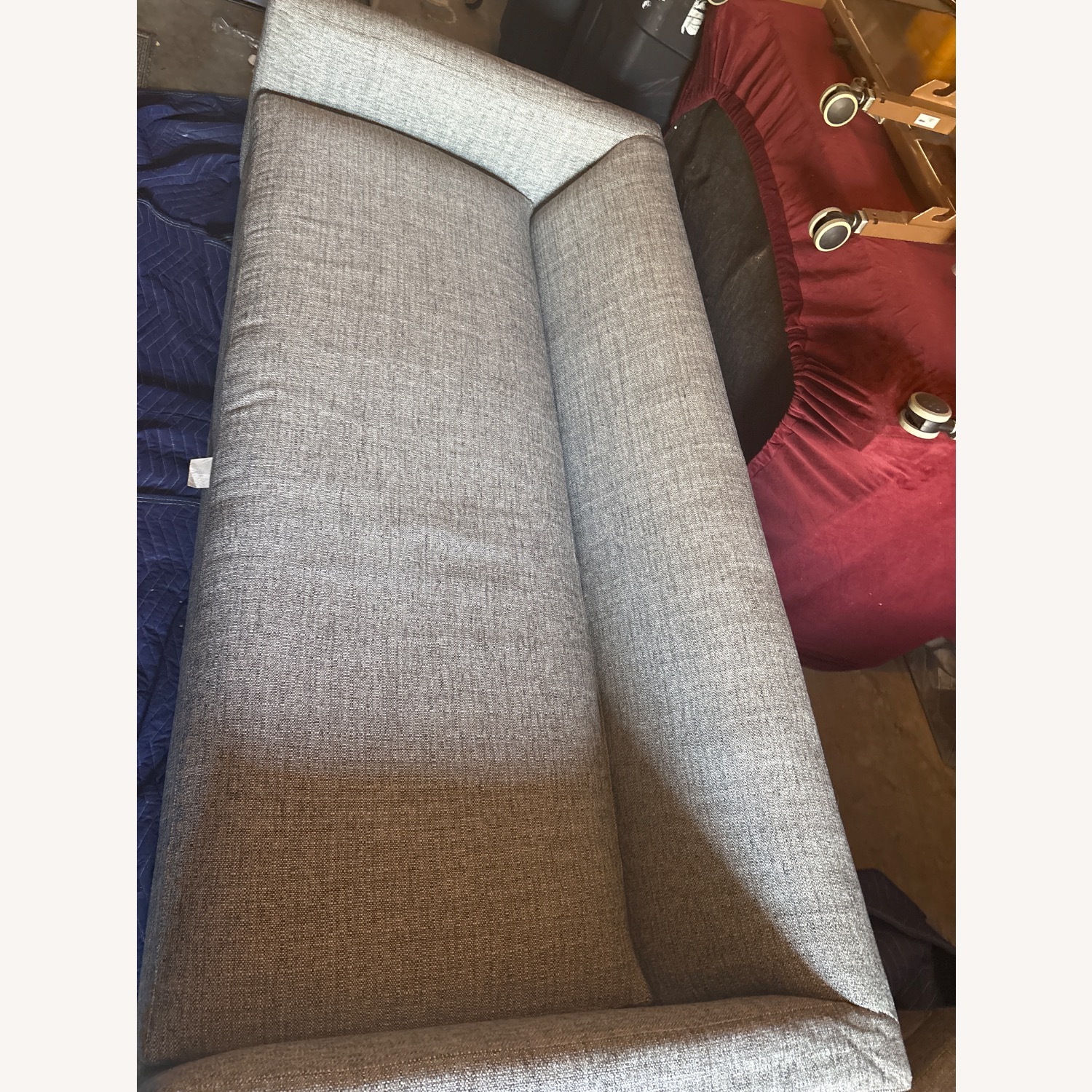 CB2 Movie Light Gray 3+ Seater Sleeper Sofa - image-4