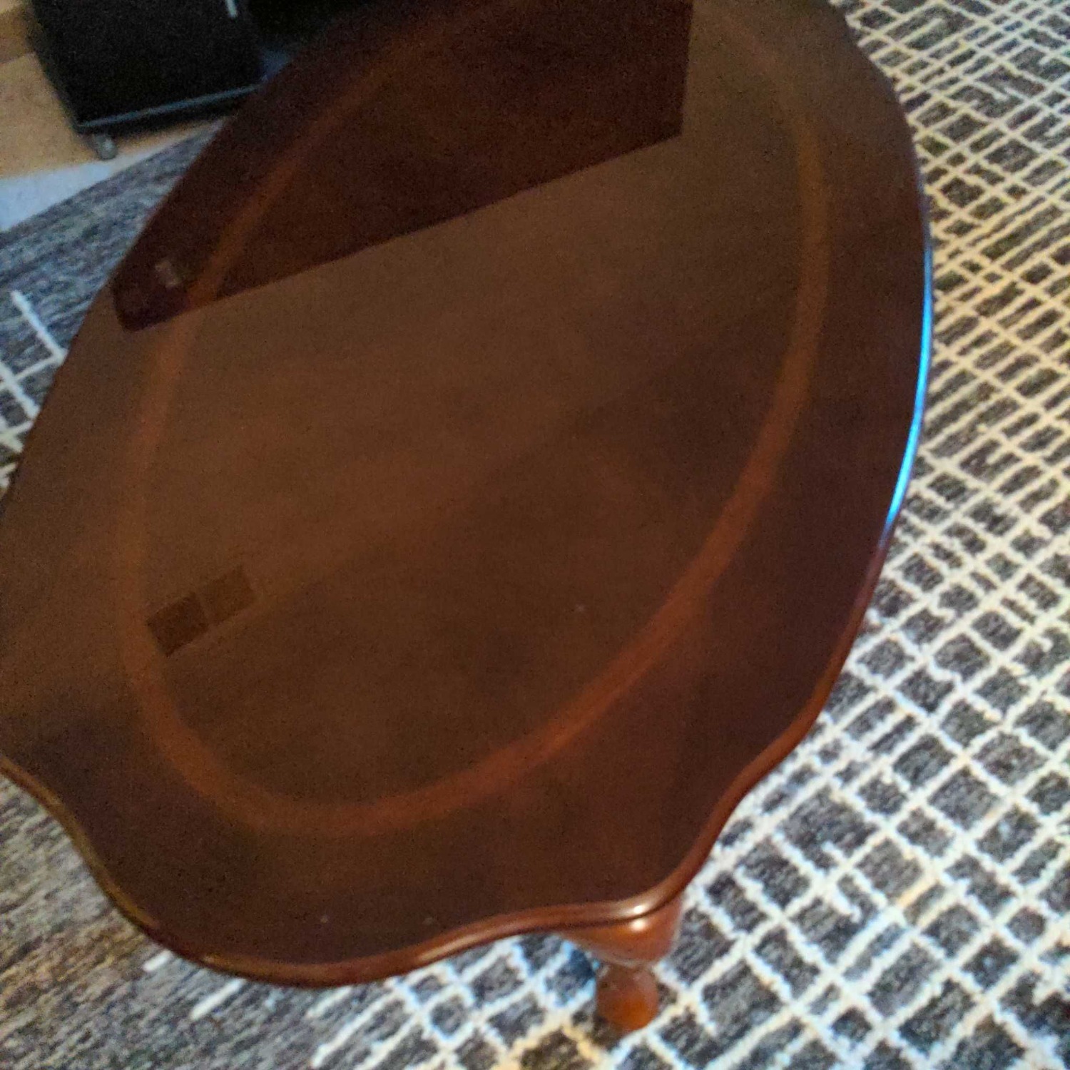 Traditional Oval Wood Coffee Table	 - image-6