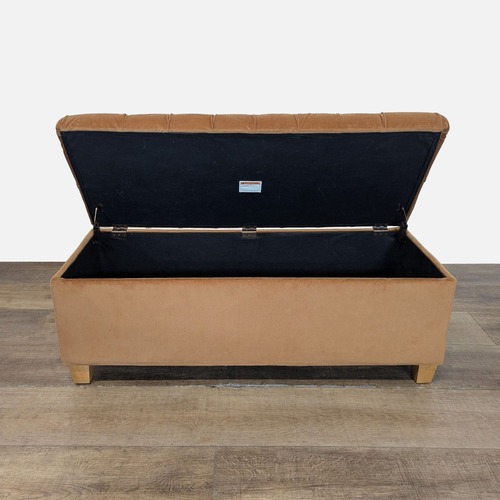 Used Tufted Velvet Storage Ottoman Bench  for sale on AptDeco