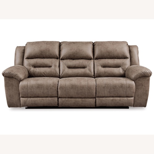 Used Ashley Furniture Stoneland Reclining Sofa for sale on AptDeco