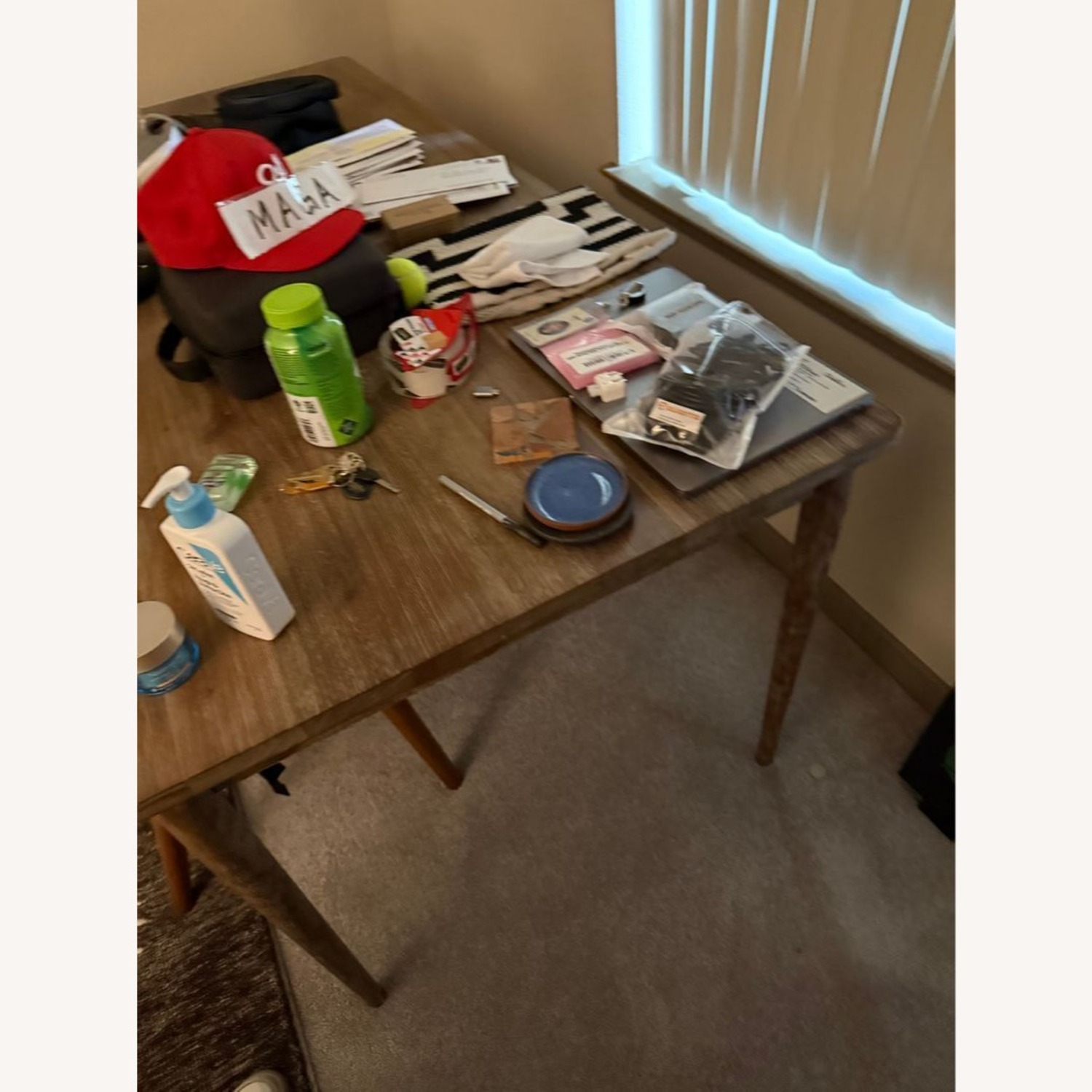 West Elm Wood Dining Table - image-1