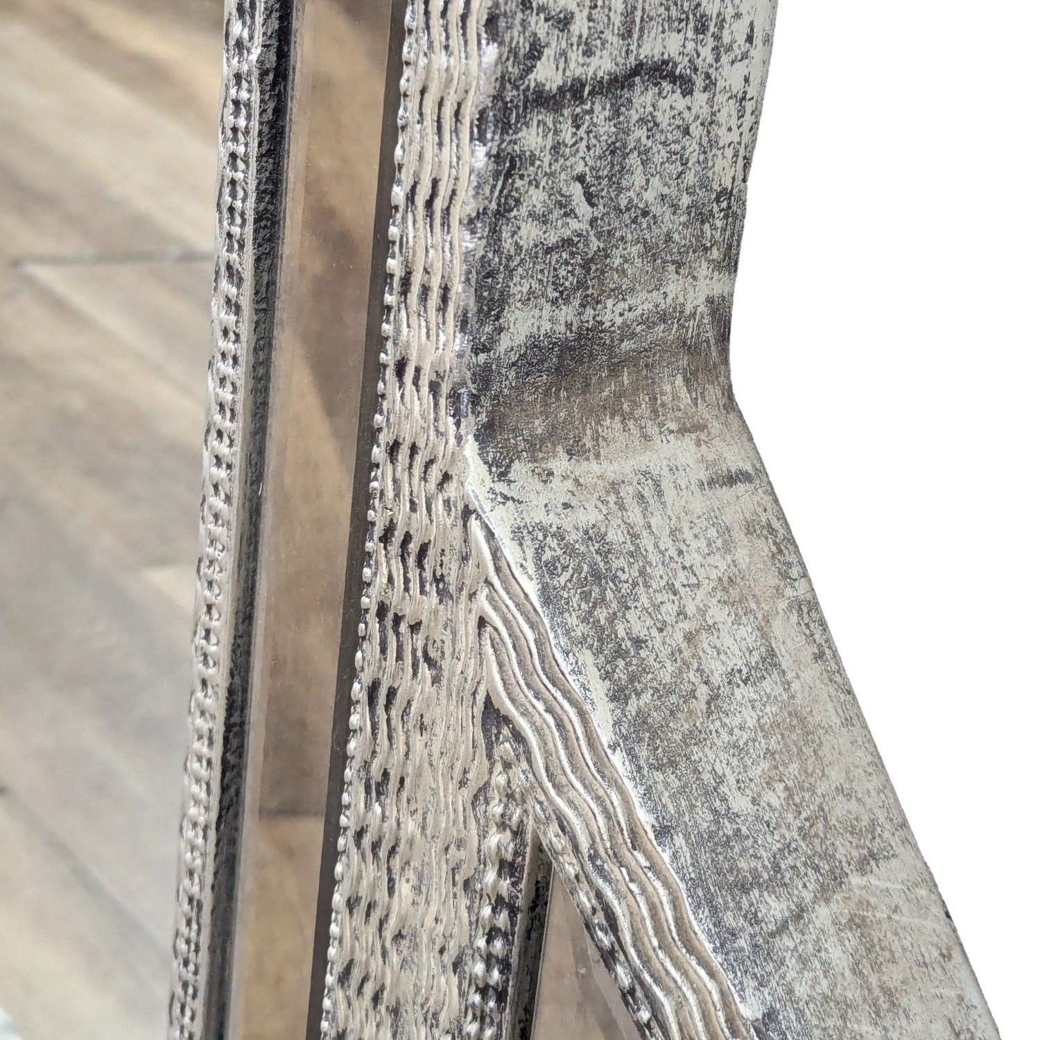 Carved Wood Frame Mirror - image-3