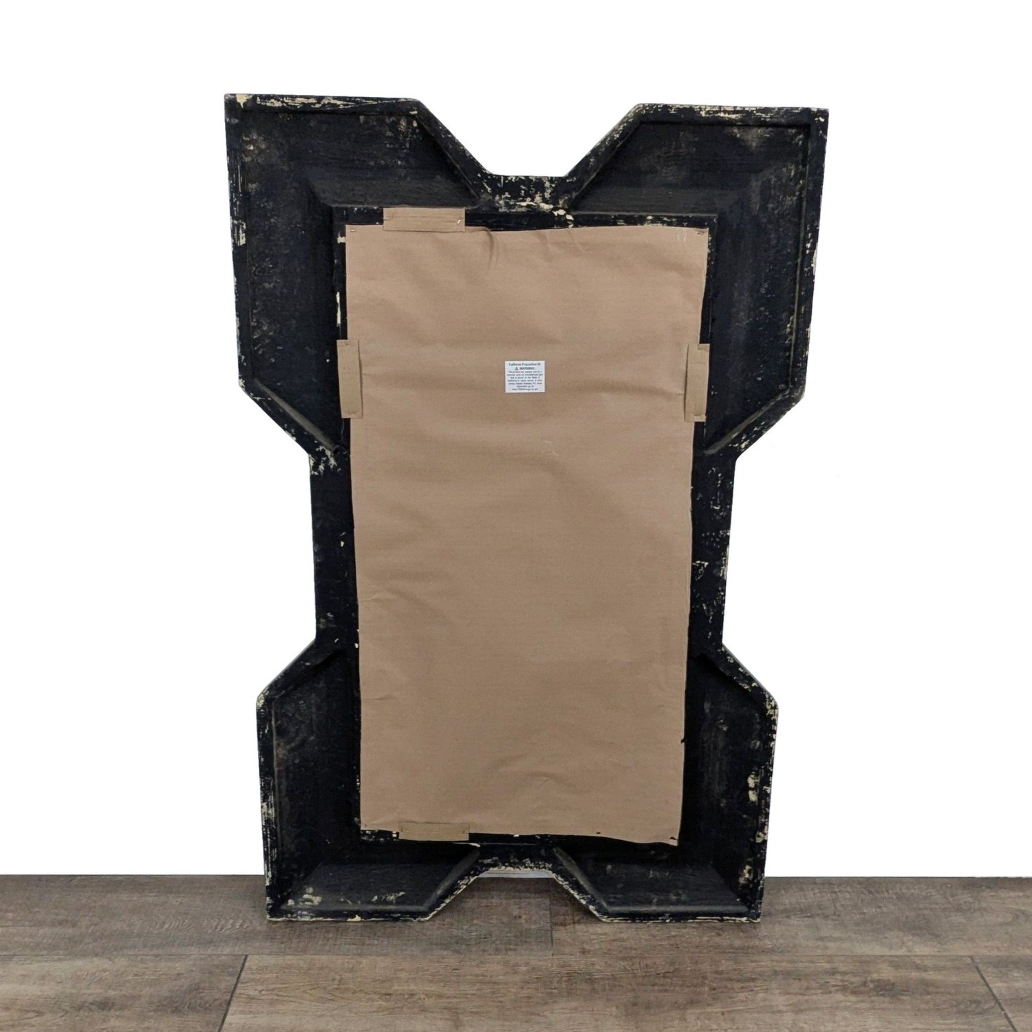 Carved Wood Frame Mirror - image-1