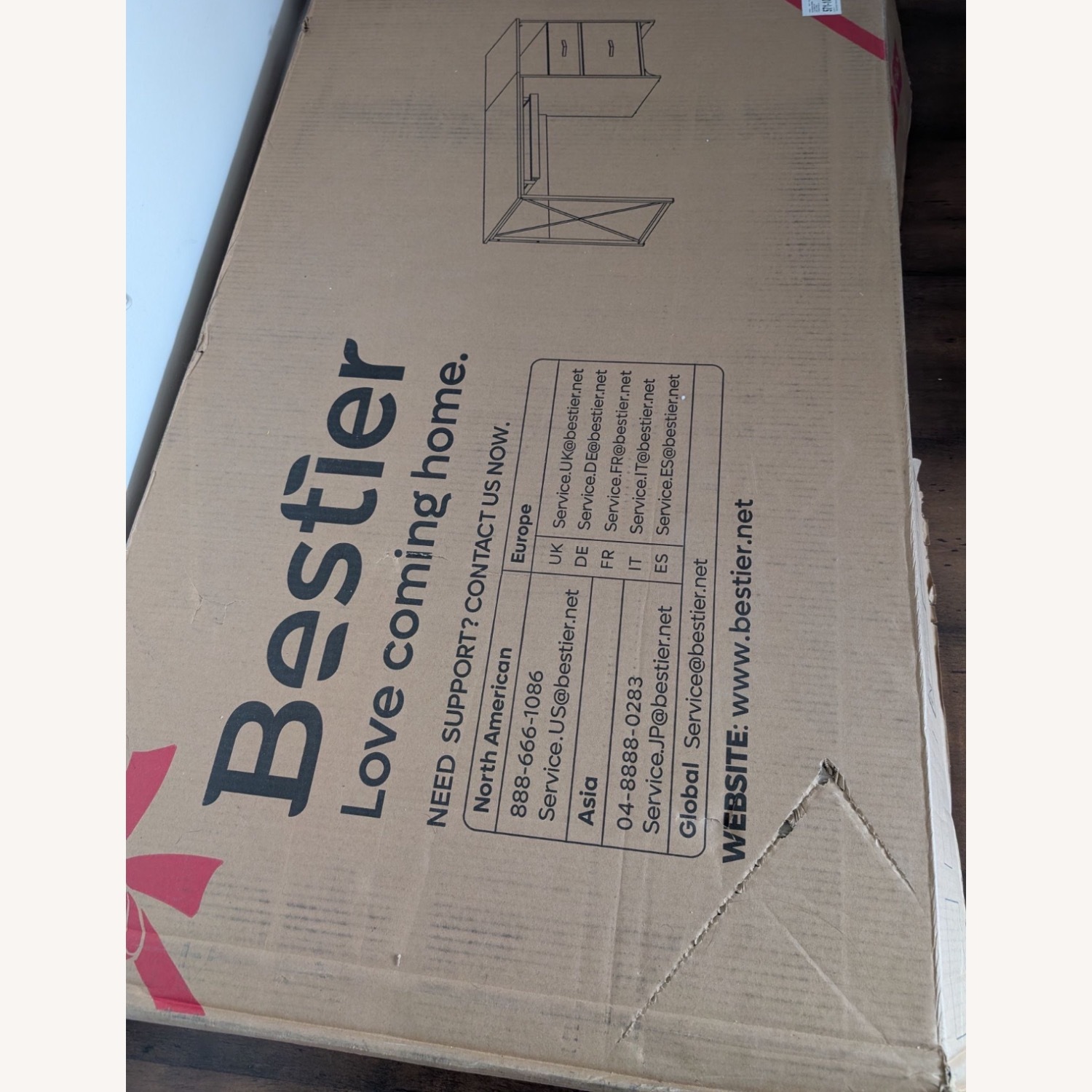 Wayfair Light Gray Desk - image-3