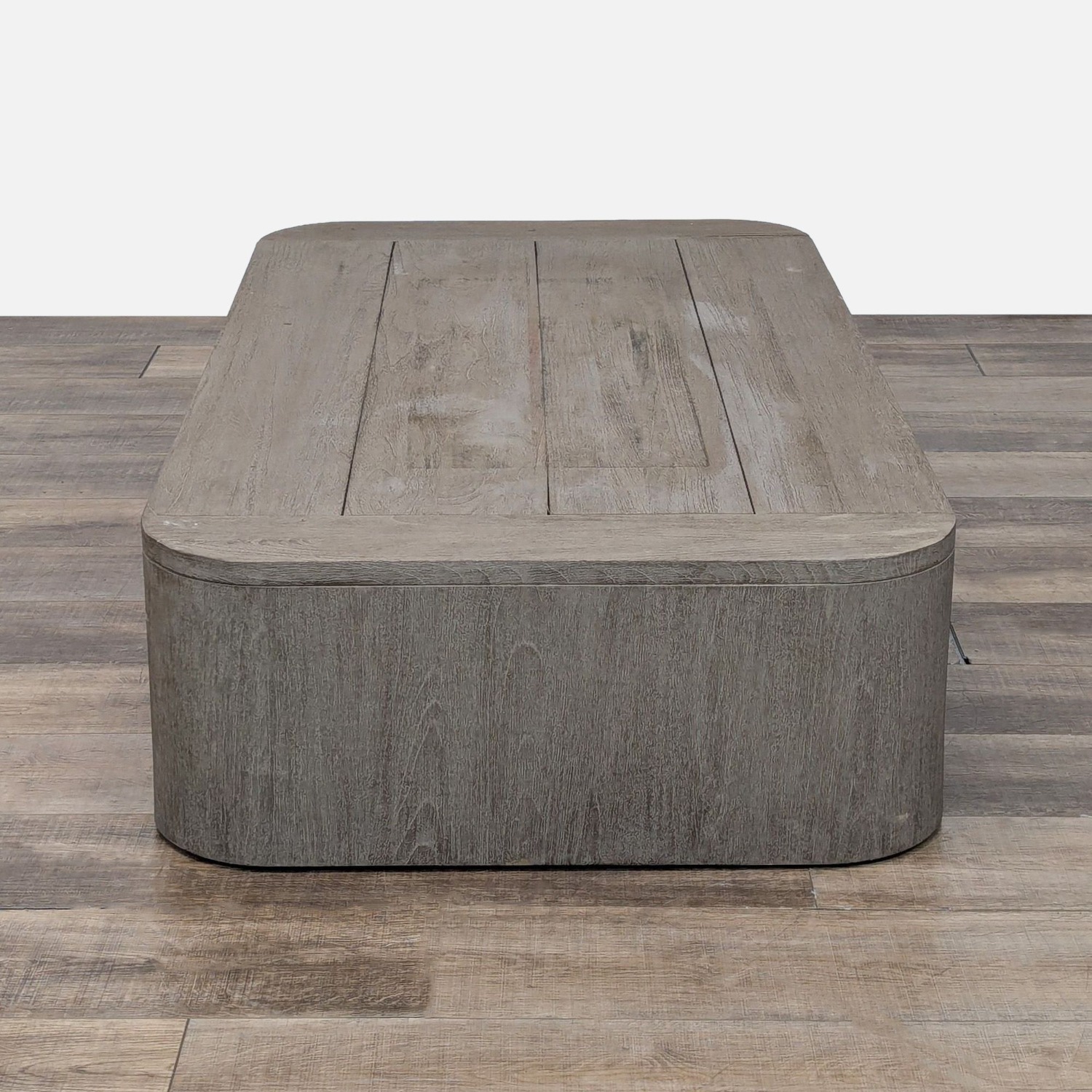 Restoration Hardware Oslo Weathered Teak Table - image-4