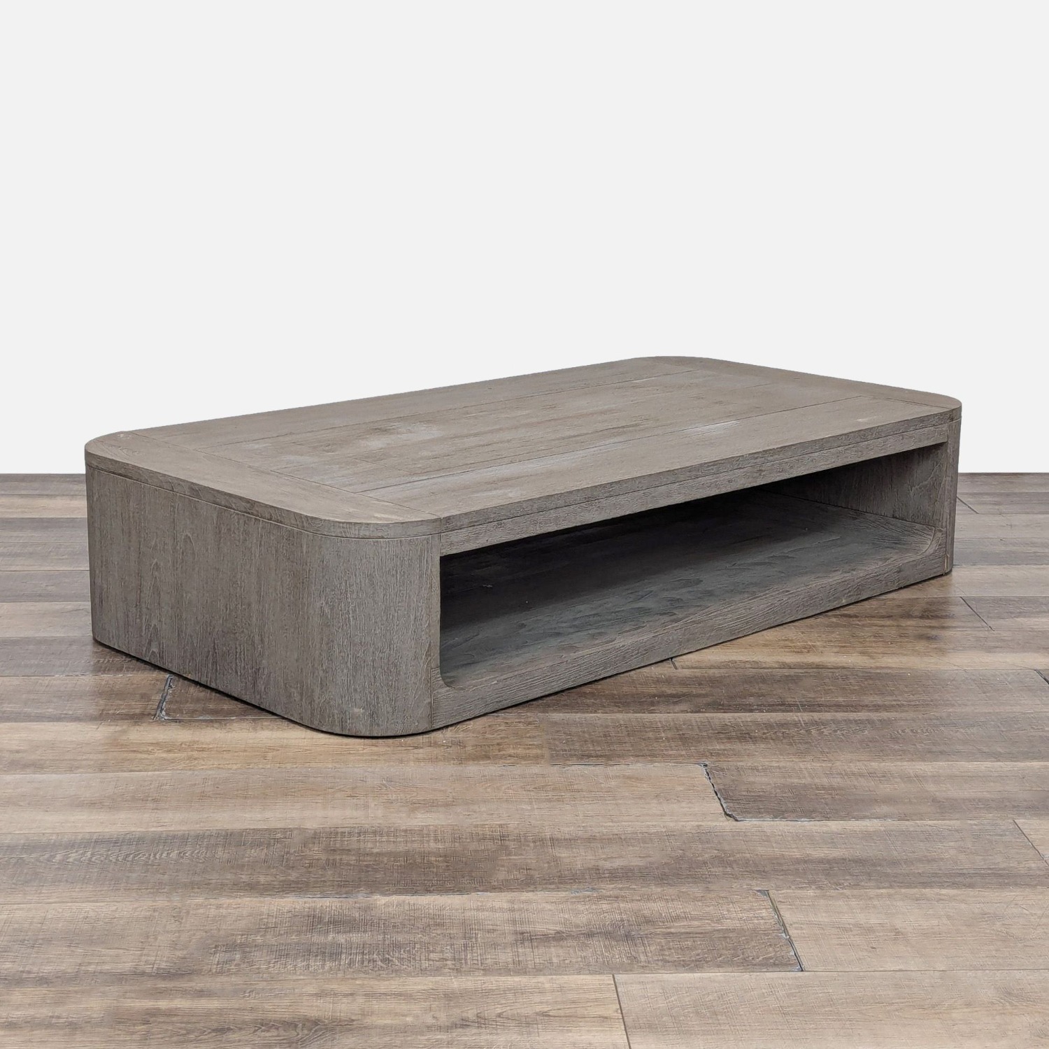 Restoration Hardware Oslo Weathered Teak Table - image-3