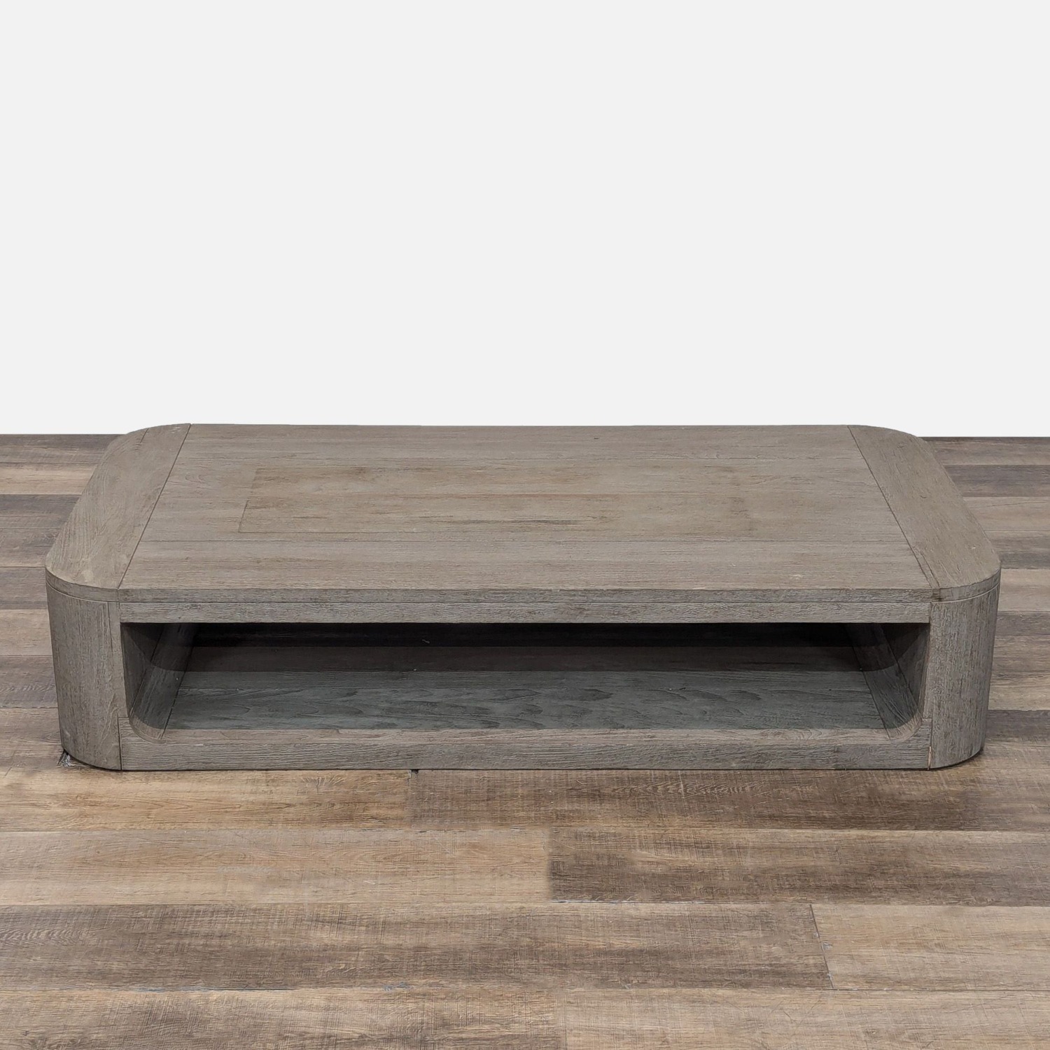Restoration Hardware Oslo Weathered Teak Table - image-2