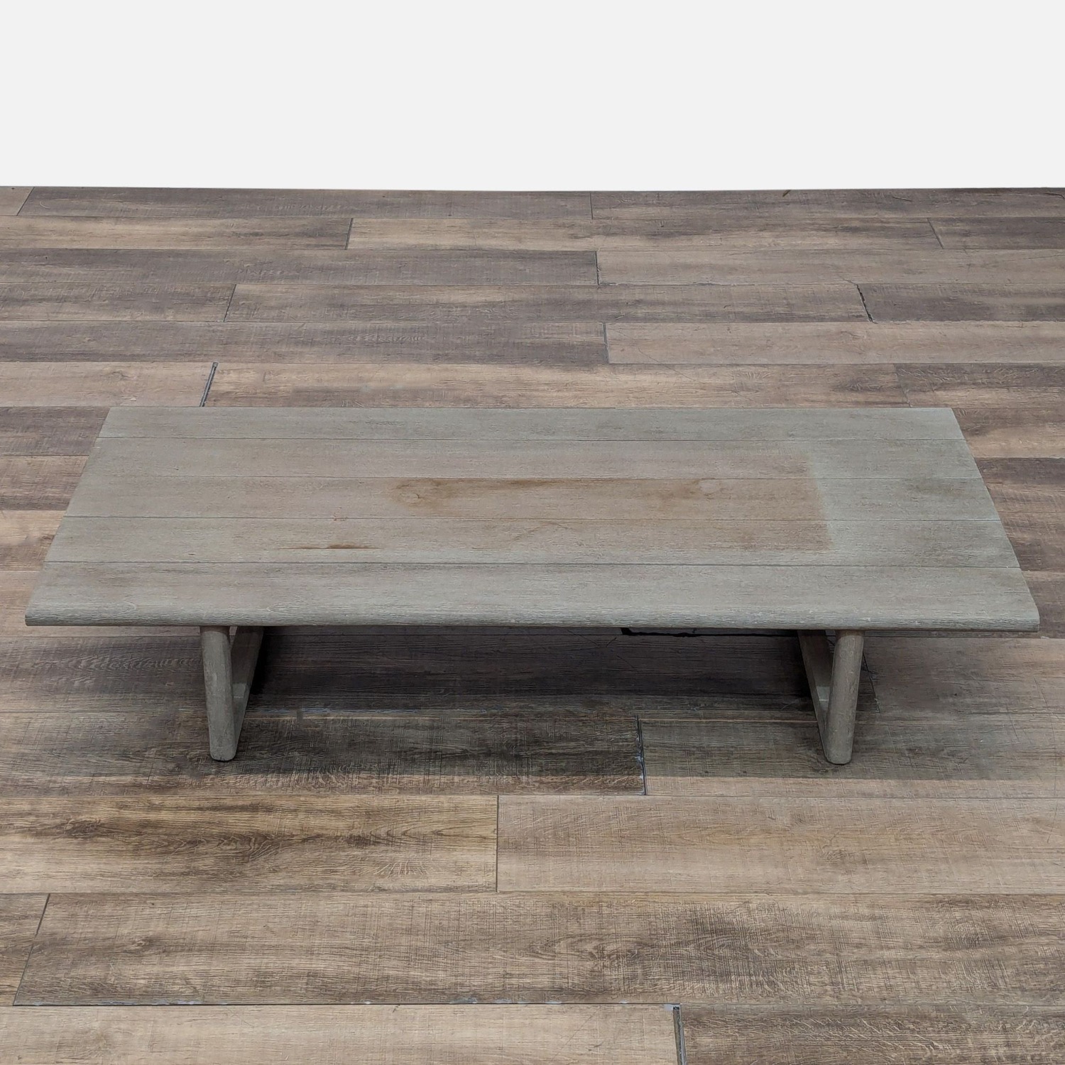 Restoration Hardware Mesa Outdoor Weathered Teak Table - image-1
