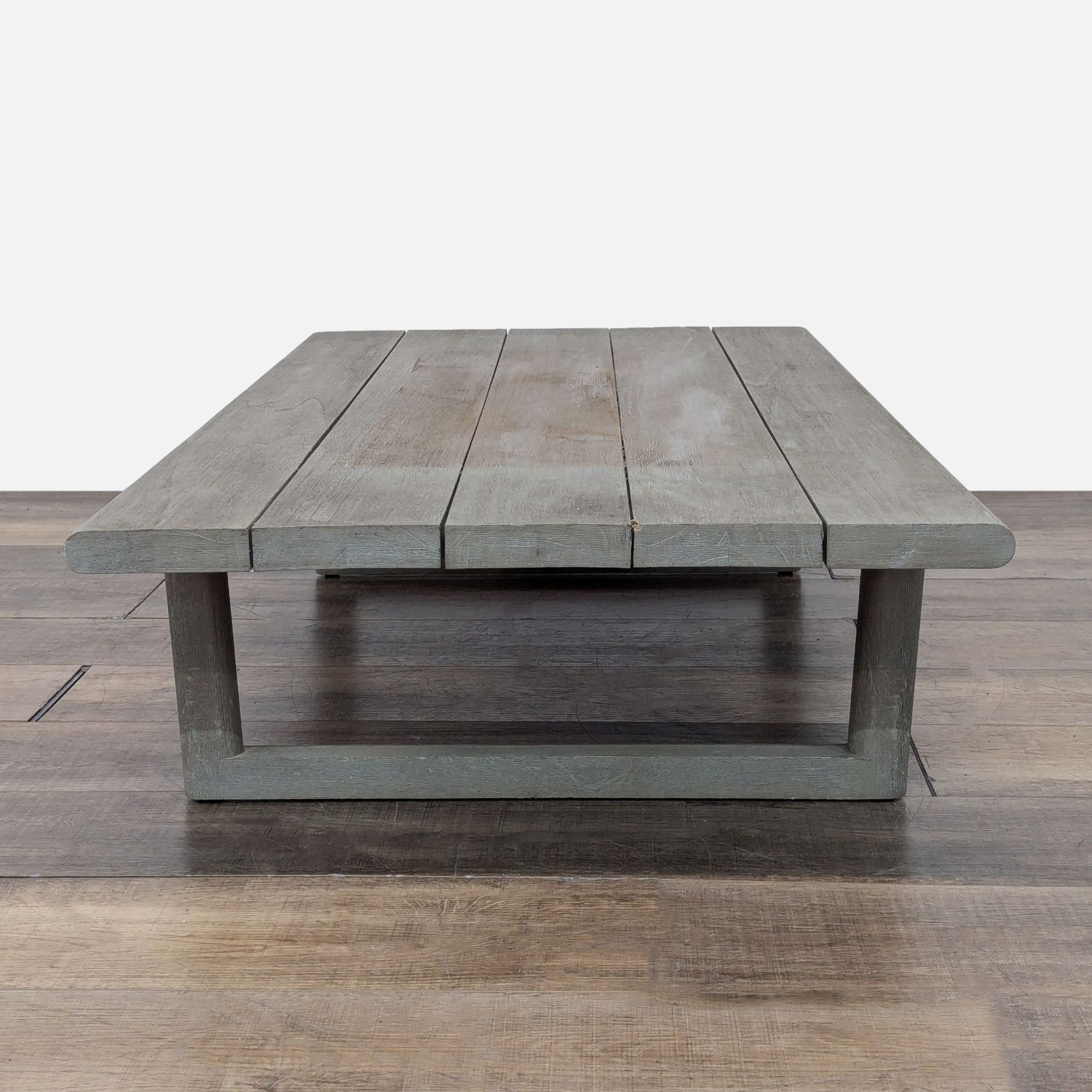 Restoration Hardware Mesa Outdoor Weathered Teak Table - image-6