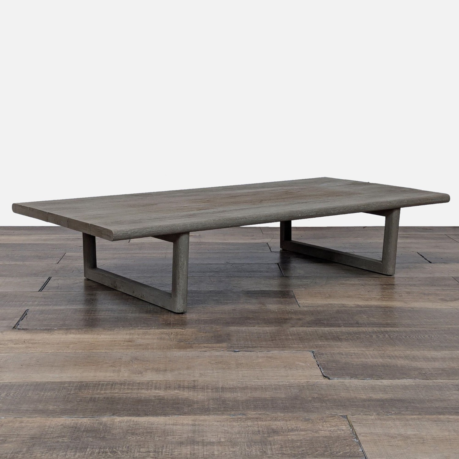 Restoration Hardware Mesa Outdoor Weathered Teak Table - image-2