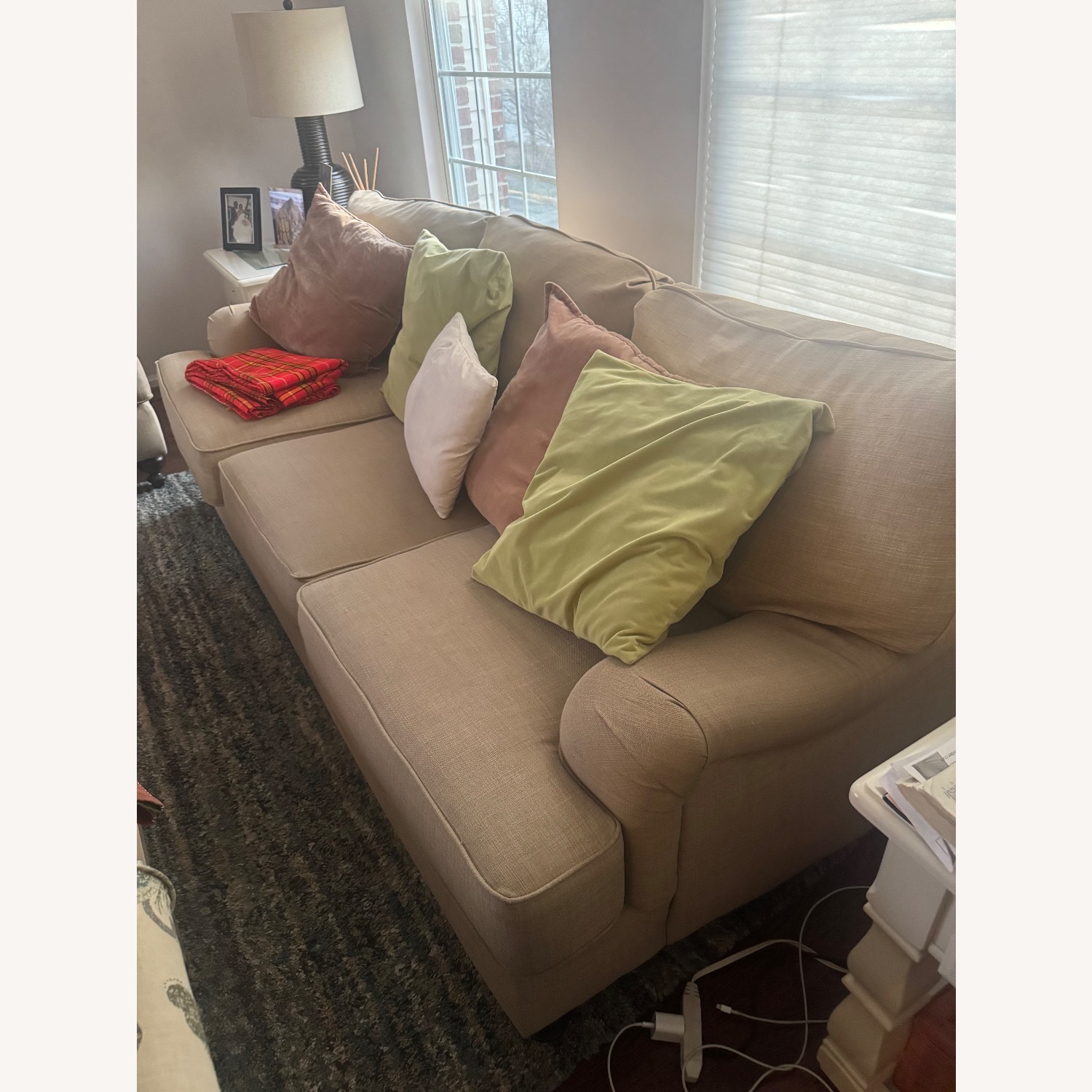 Beige Value City Furniture Sofa - image-3