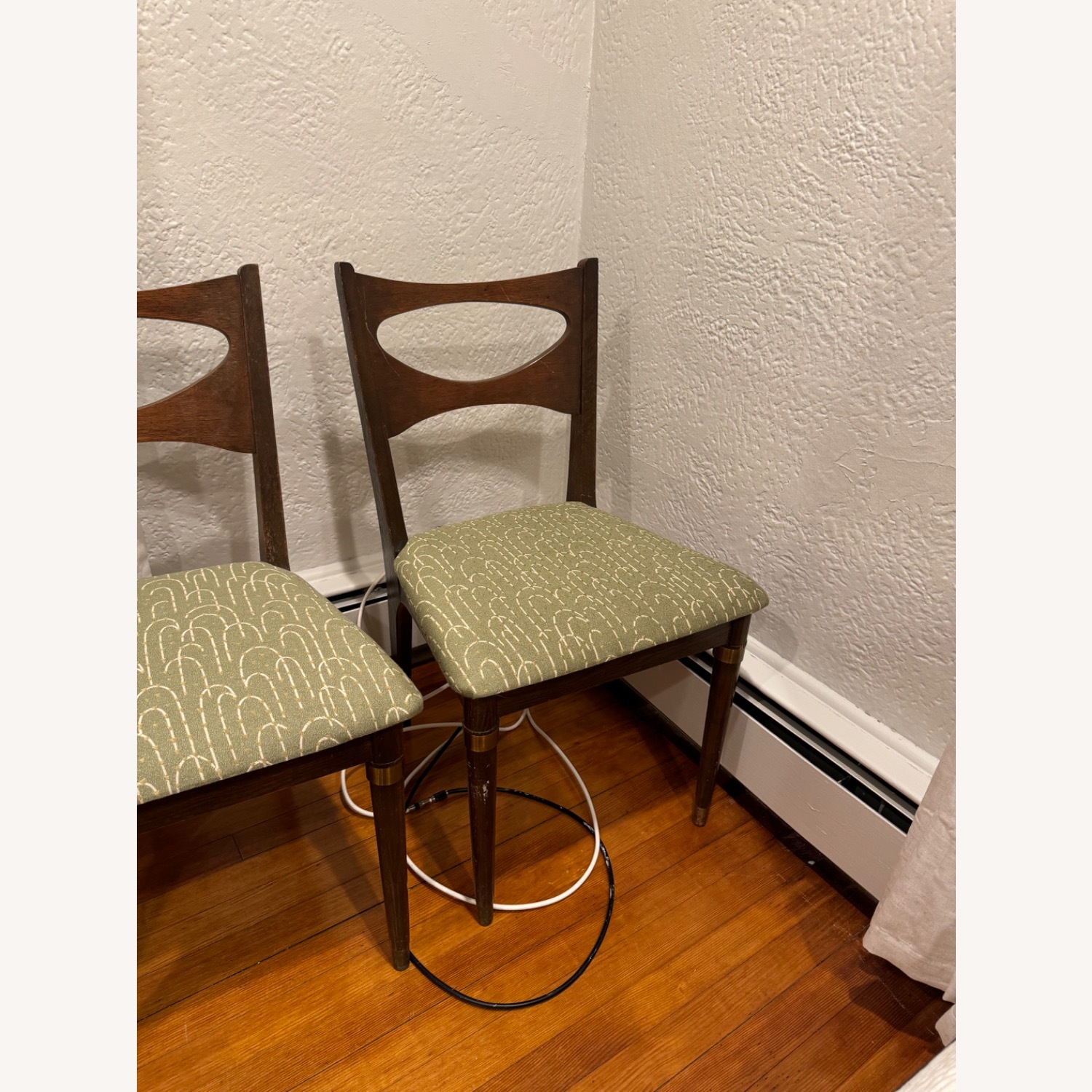 Drexel Dark Brown Wood Dining Chairs - image-5