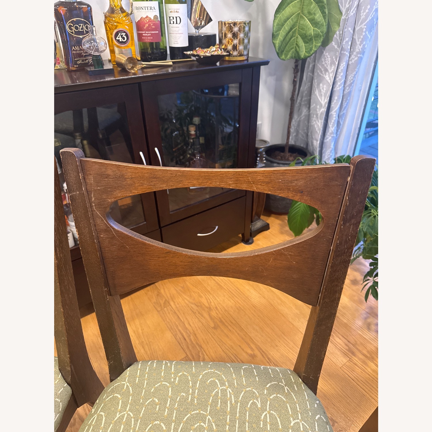 Drexel Dark Brown Wood Dining Chairs - image-6