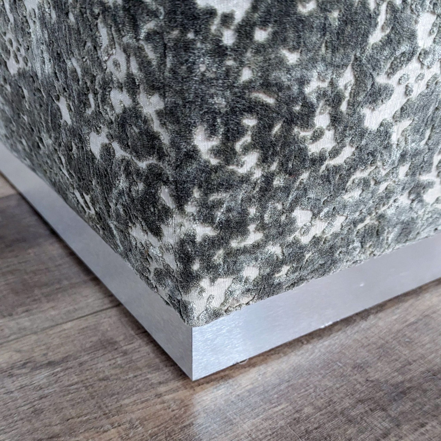 Modern Modular Gray Textured Double Sided Sofa  - image-4