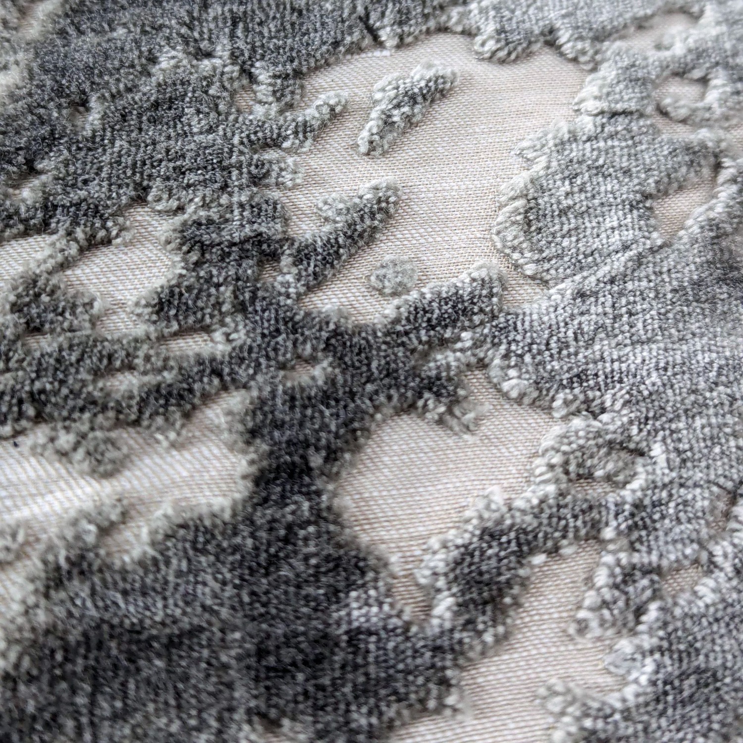 Modern Modular Gray Textured Double Sided Sofa  - image-6