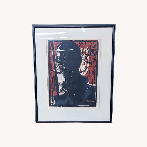 Used Vintage Framed Print by GEORGE HUGH DE GROAT for sale on AptDeco