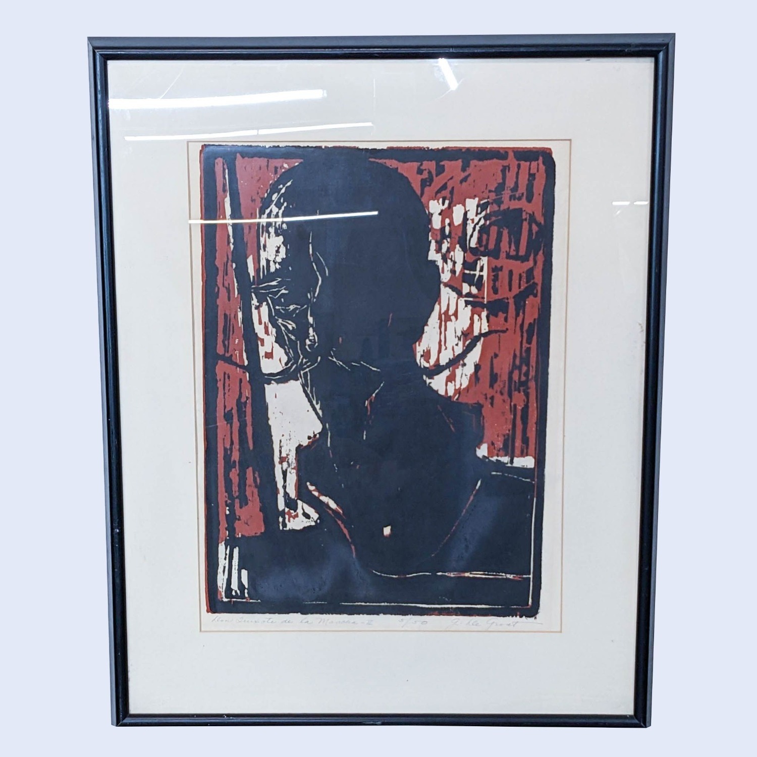 Vintage Framed Print by GEORGE HUGH DE GROAT - image-1