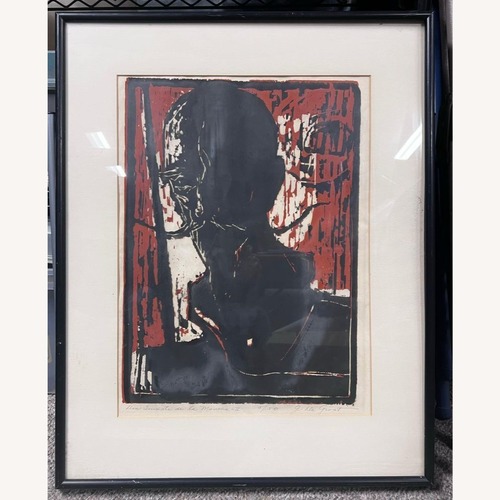 Used Vintage Framed Print by GEORGE HUGH DE GROAT for sale on AptDeco