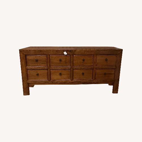 Used Vintage/Antique Finds Dark Brown Wood Dresser for sale on AptDeco