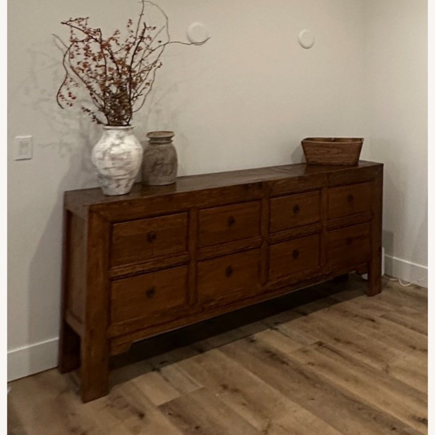 Vintage/Antique Finds Dark Brown Wood Dresser - image-2