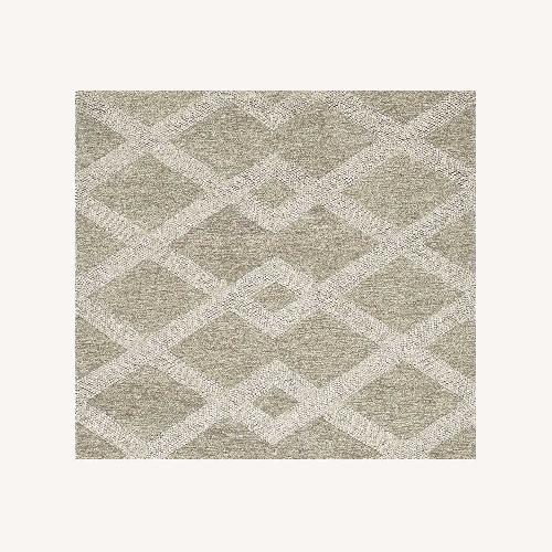Used Pottery Barn Chase Wool Tufted Rug 5X8 for sale on AptDeco