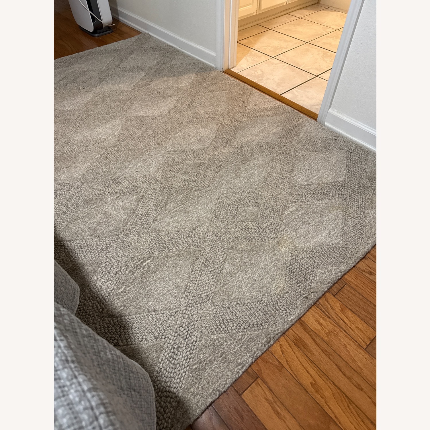 Pottery Barn Chase Wool Tufted Rug 5X8 - image-2