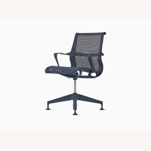 Used Herman Miller Setu Chair (Blue) for sale on AptDeco