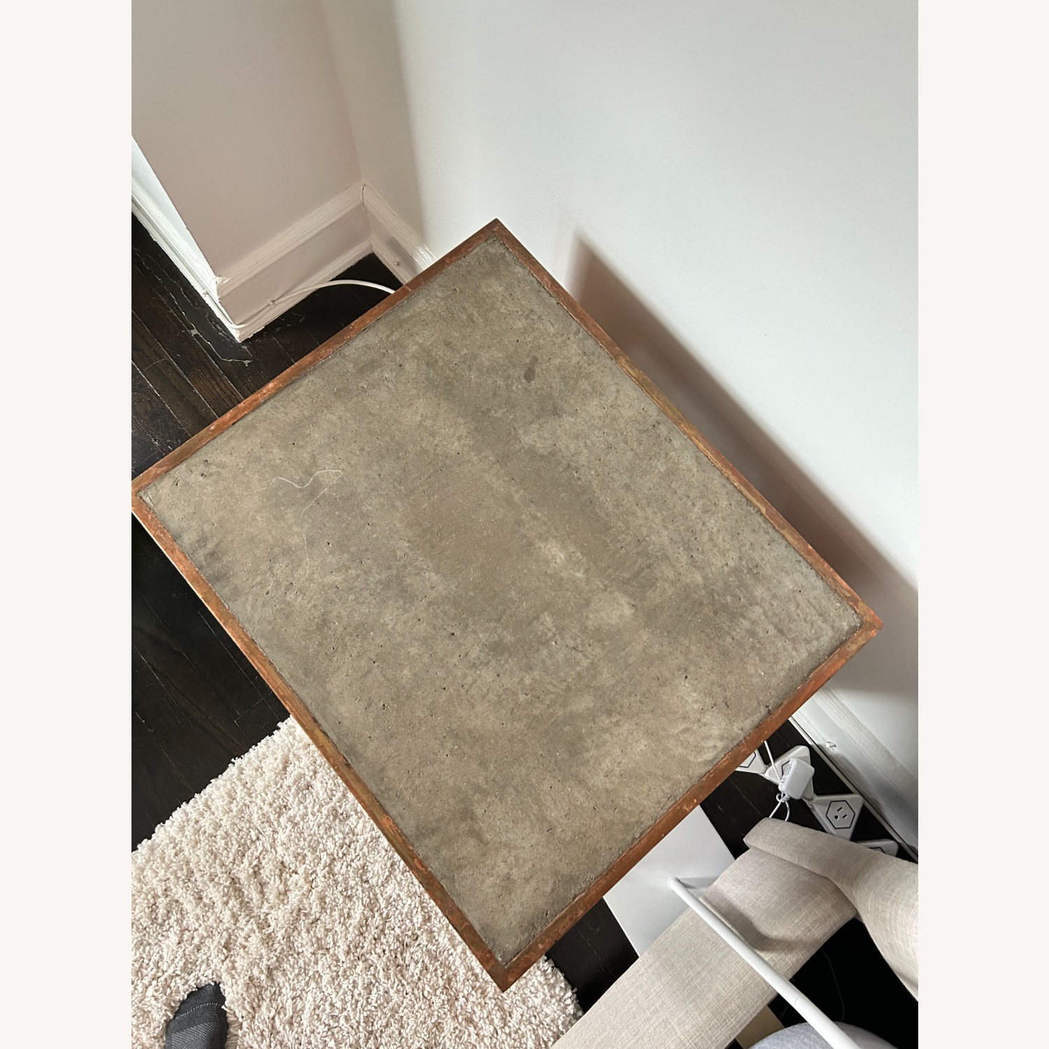 Natural Metal Side Table - image-2