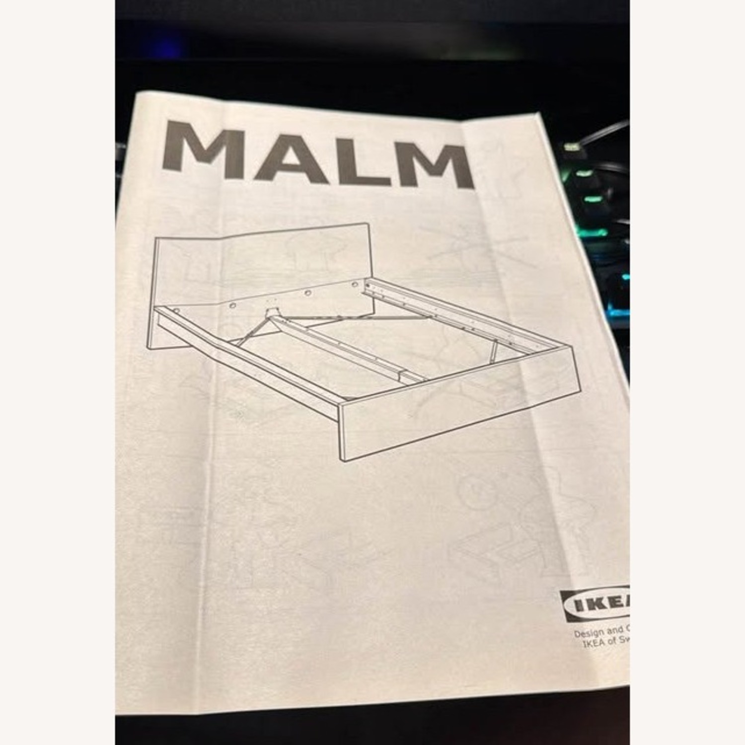 IKEA Malm Dark Brown Wood Queen Bed - image-4