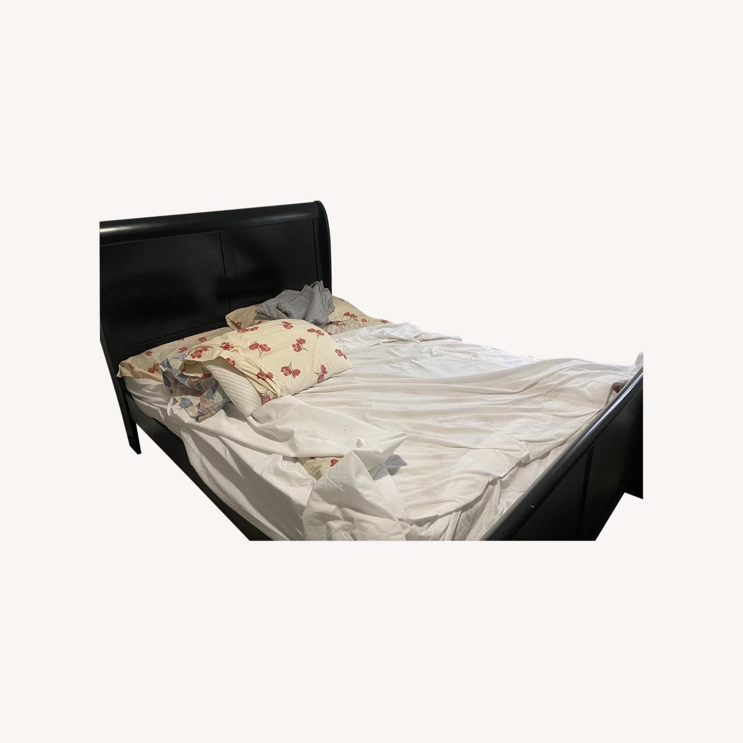 Black Queen Bed - image-0