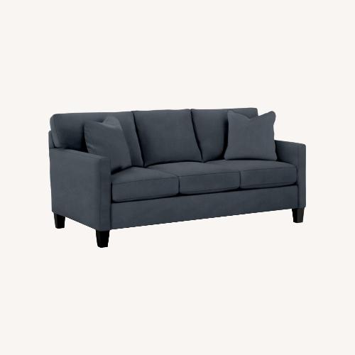 Used Craftmaster Dark Gray Microsuede 3 Seater Sofa for sale on AptDeco
