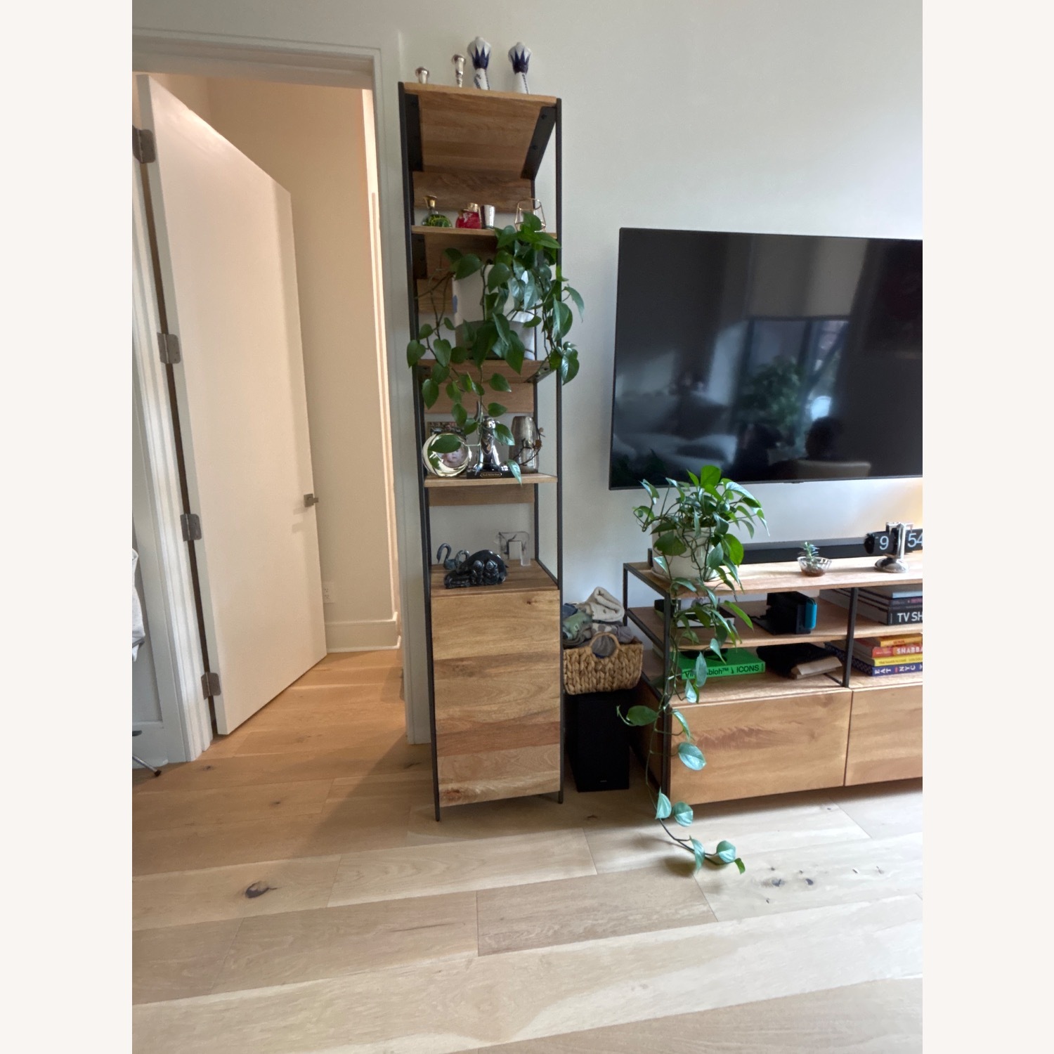 West Elm Industrial Wood Bookcase - image-1