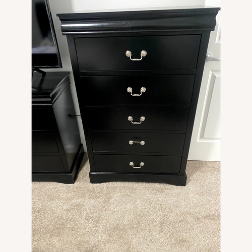 Used Black Wood Dresser for sale on AptDeco