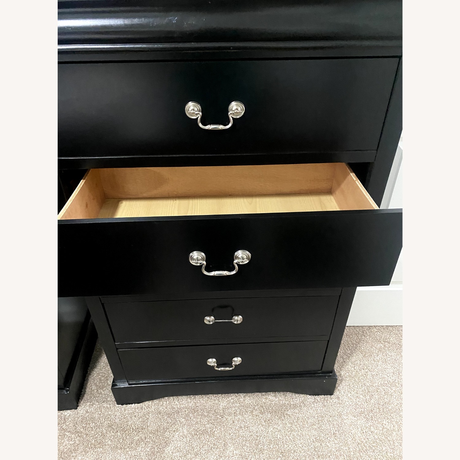 Black Wood Dresser - image-2