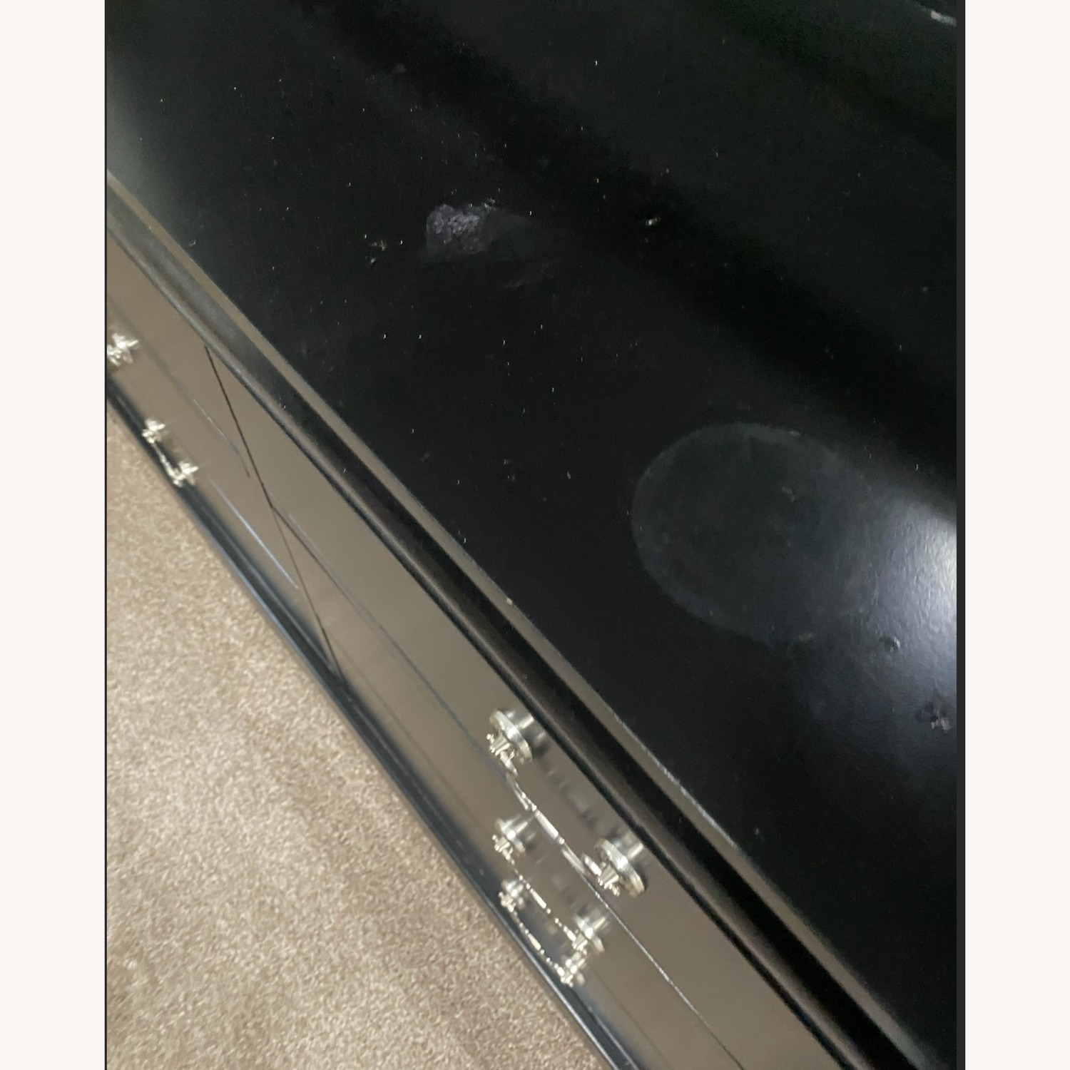 Black Wood Dresser - image-3