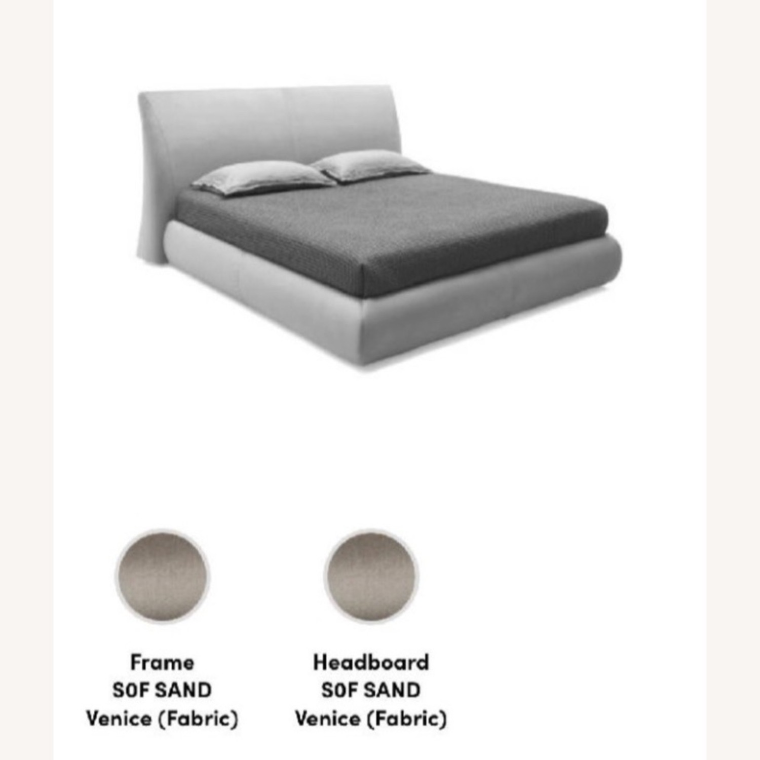 Calligaris Dark Brown King Bed - image-2