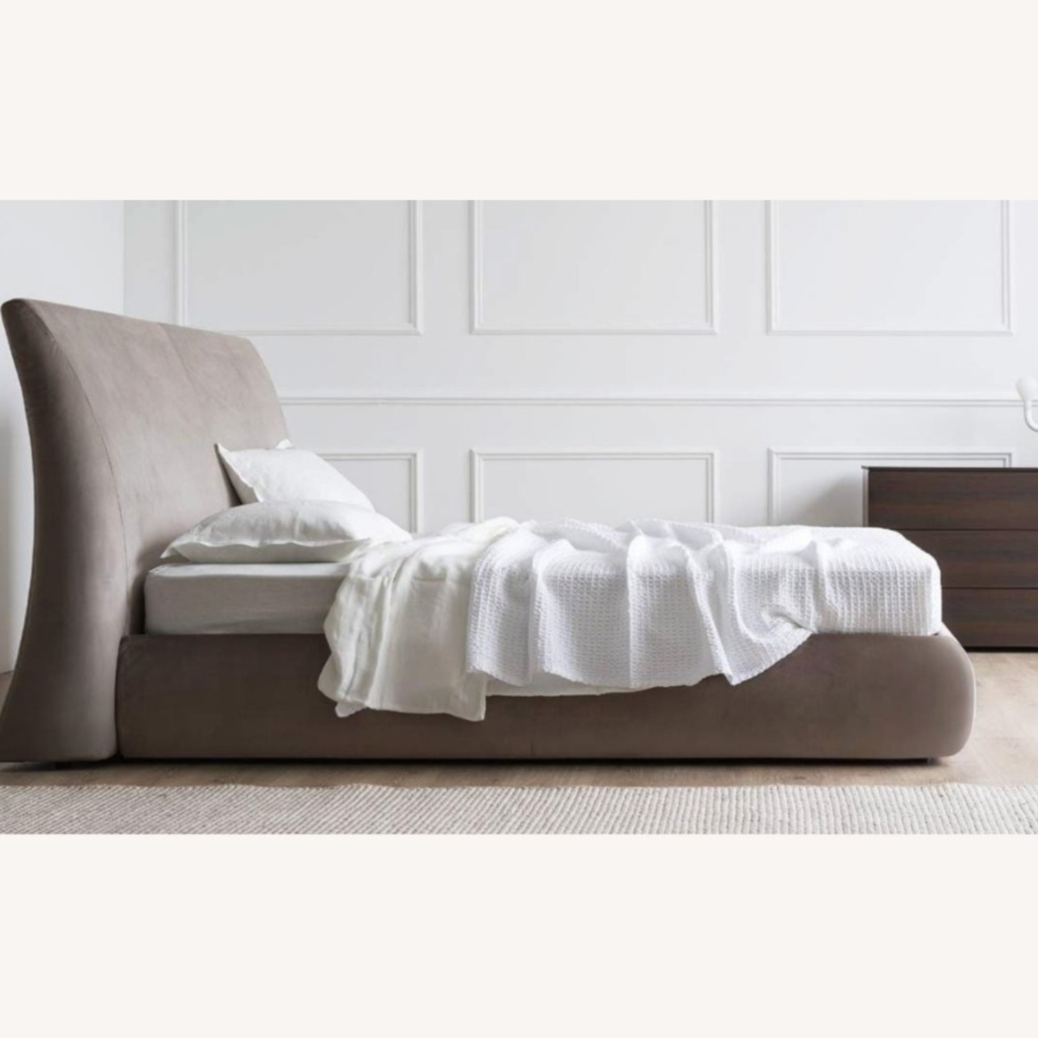 Calligaris Dark Brown King Bed - image-4