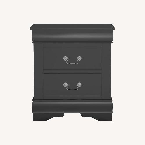 Used Black Wood Side Table for sale on AptDeco