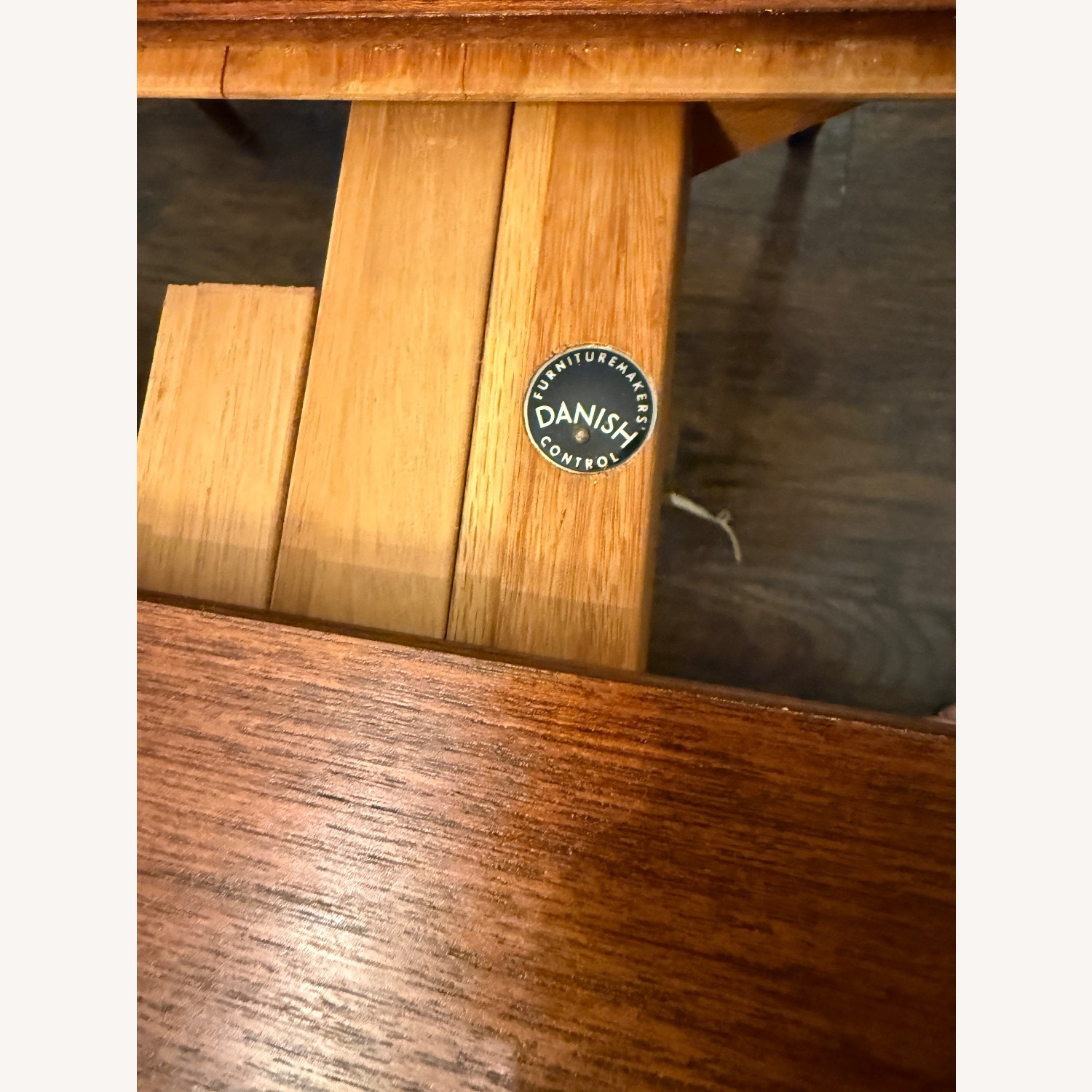 MCM Danish Teak Extendable Table 6 Chairs - image-8