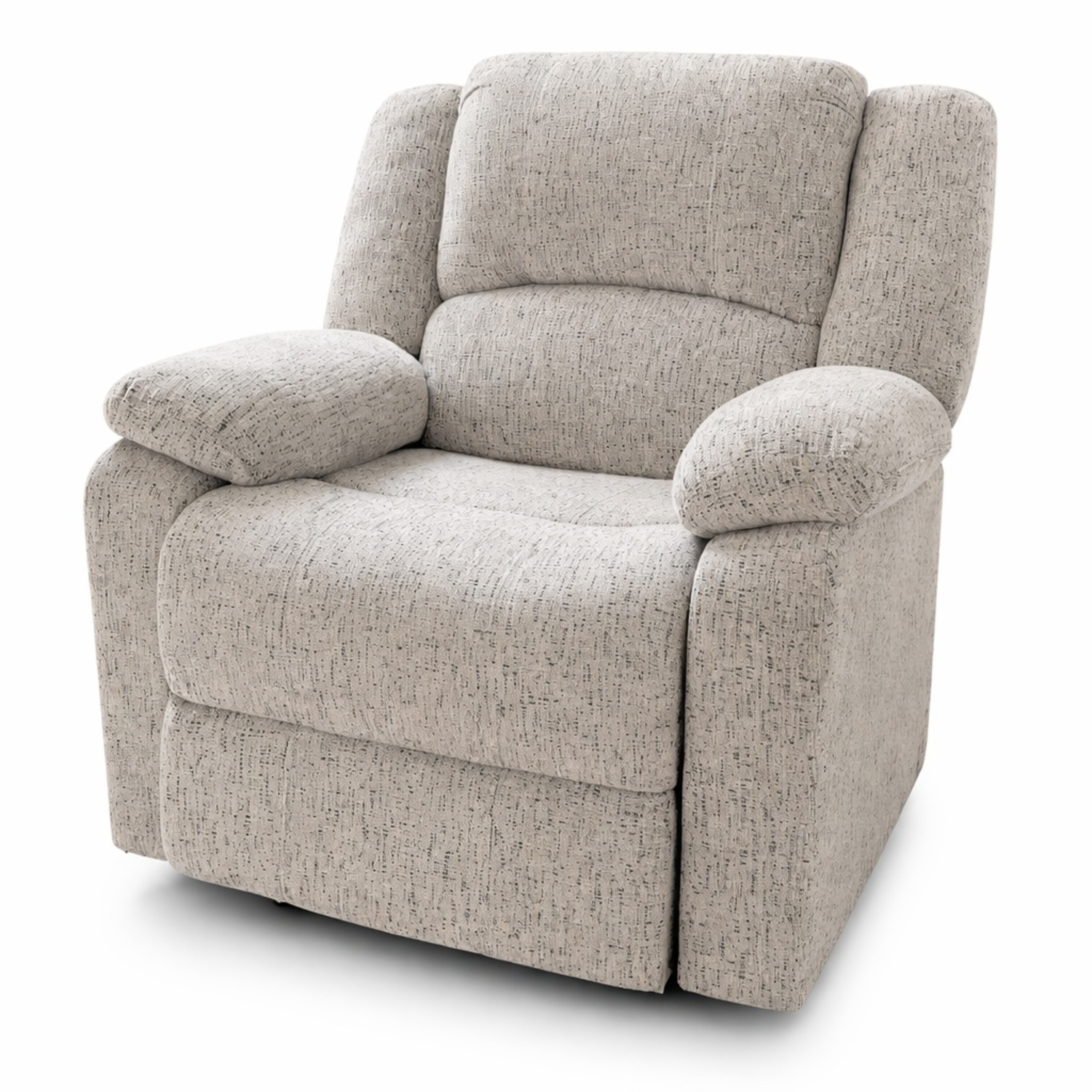 Wade Logan Albrah Light Gray Fabric Wide Recliner - image-4