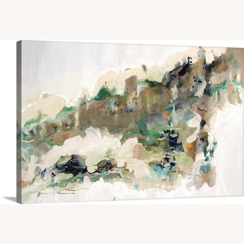 Used Great Big Canvas Abstracts Green Wall Art for sale on AptDeco