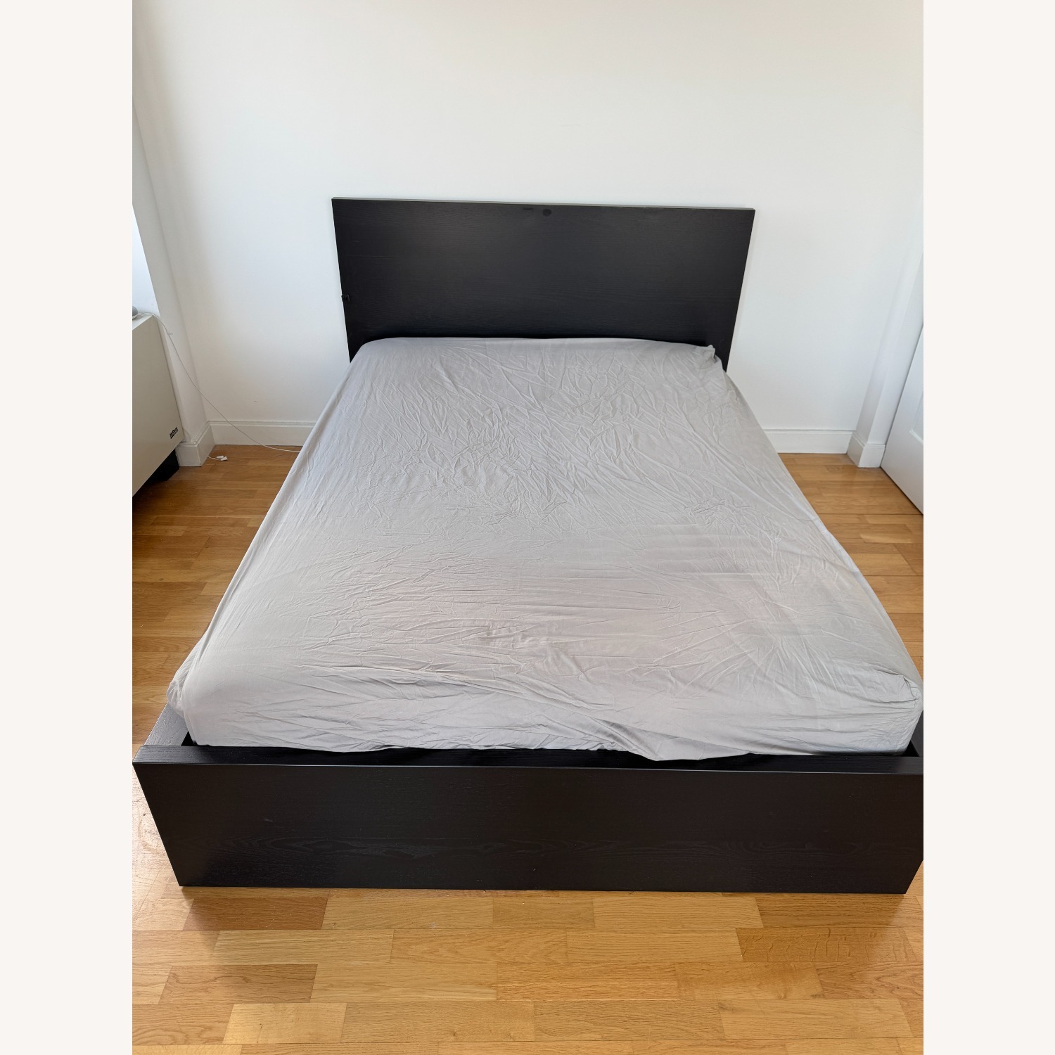 IKEA Malm Dark Brown Wood Queen Bed - image-7