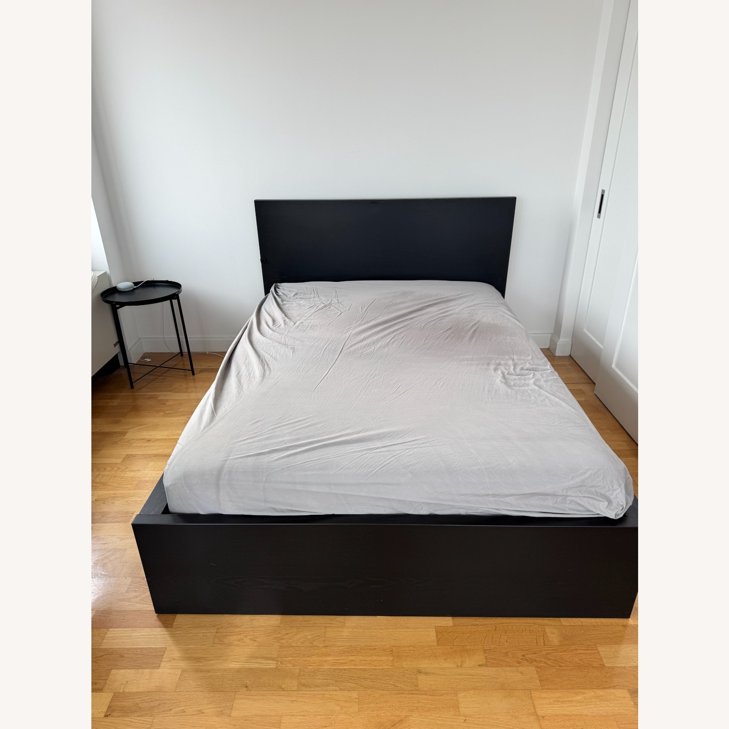 IKEA Malm Dark Brown Wood Queen Bed - image-5
