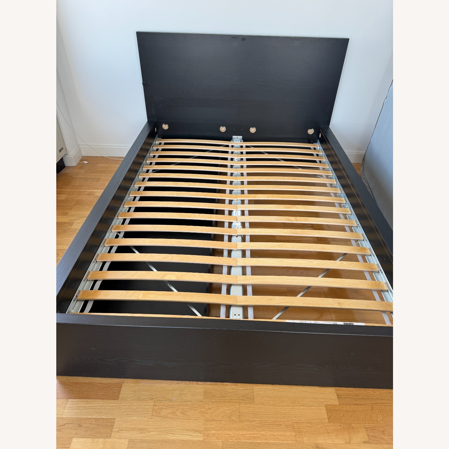 IKEA Malm Dark Brown Wood Queen Bed - image-5