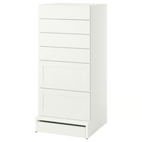 IKEA Smastad / Uppfora 6 Drawer White Dresser