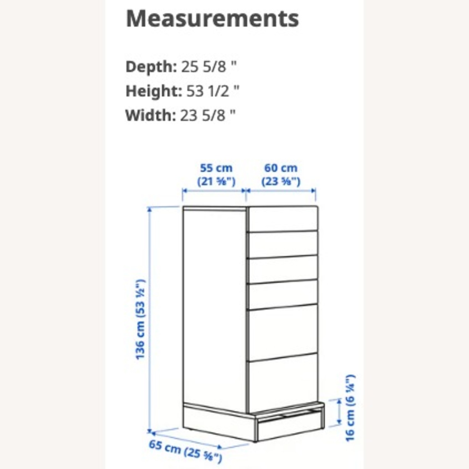 IKEA Smastad / Uppfora 6 Drawer White Dresser - image-6