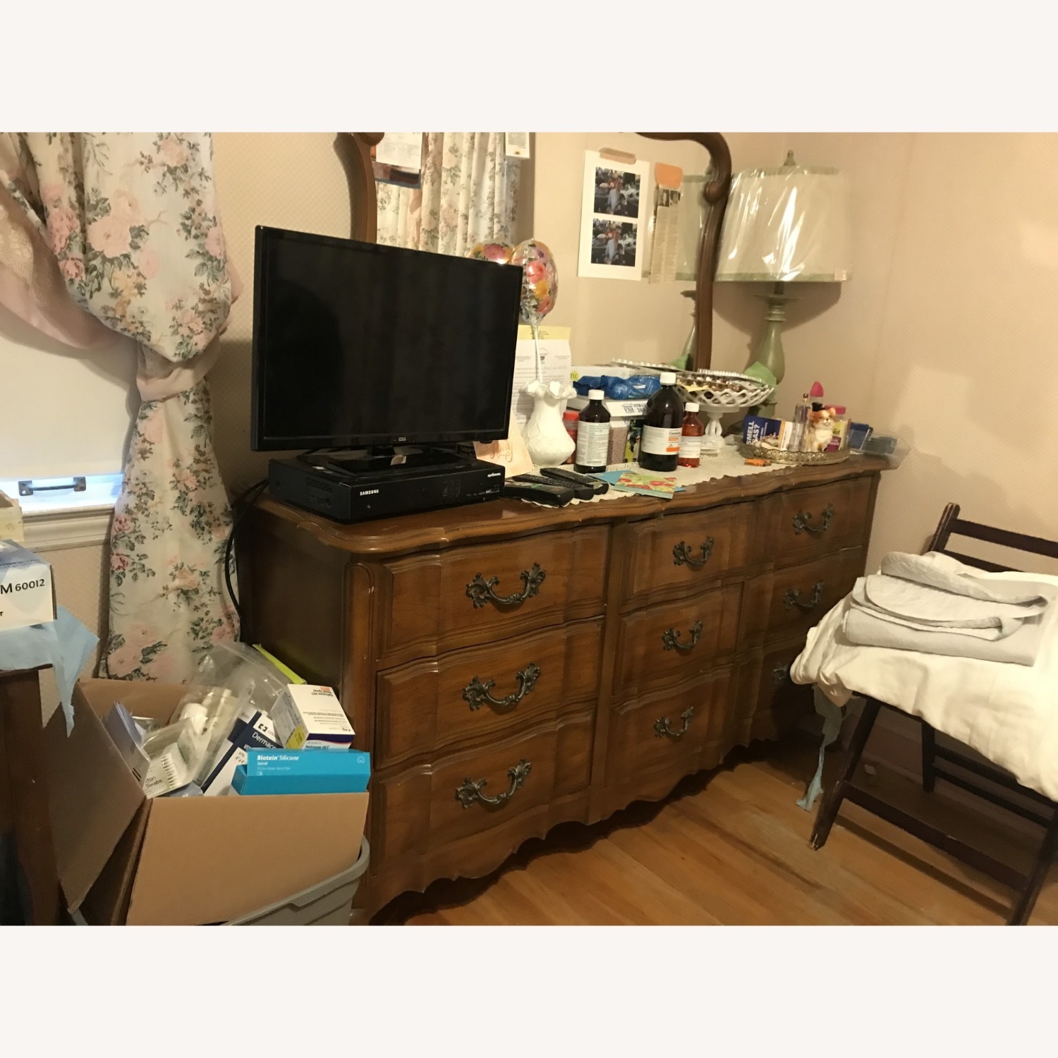 Vintage/Antique Finds Light Brown Wood Dresser - image-1