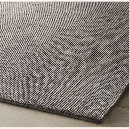 Used Restoration Hardware Rowe Rug – 9’ x 12’ Graphite | Hand-Knotted  for sale on AptDeco