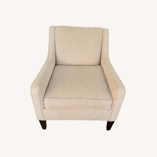 Used Light Gray Fabric Armchair for sale on AptDeco