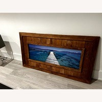Peter Lik Tahoe Jetty with Teak Slatted Frame